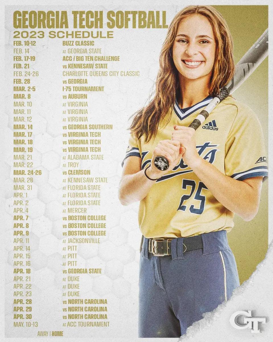 Georgia Tech Softball Schedule